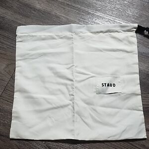 STAUD Cream Storage Pouch